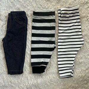 2/$10 Infant Pants Bundle 0-3/3-6